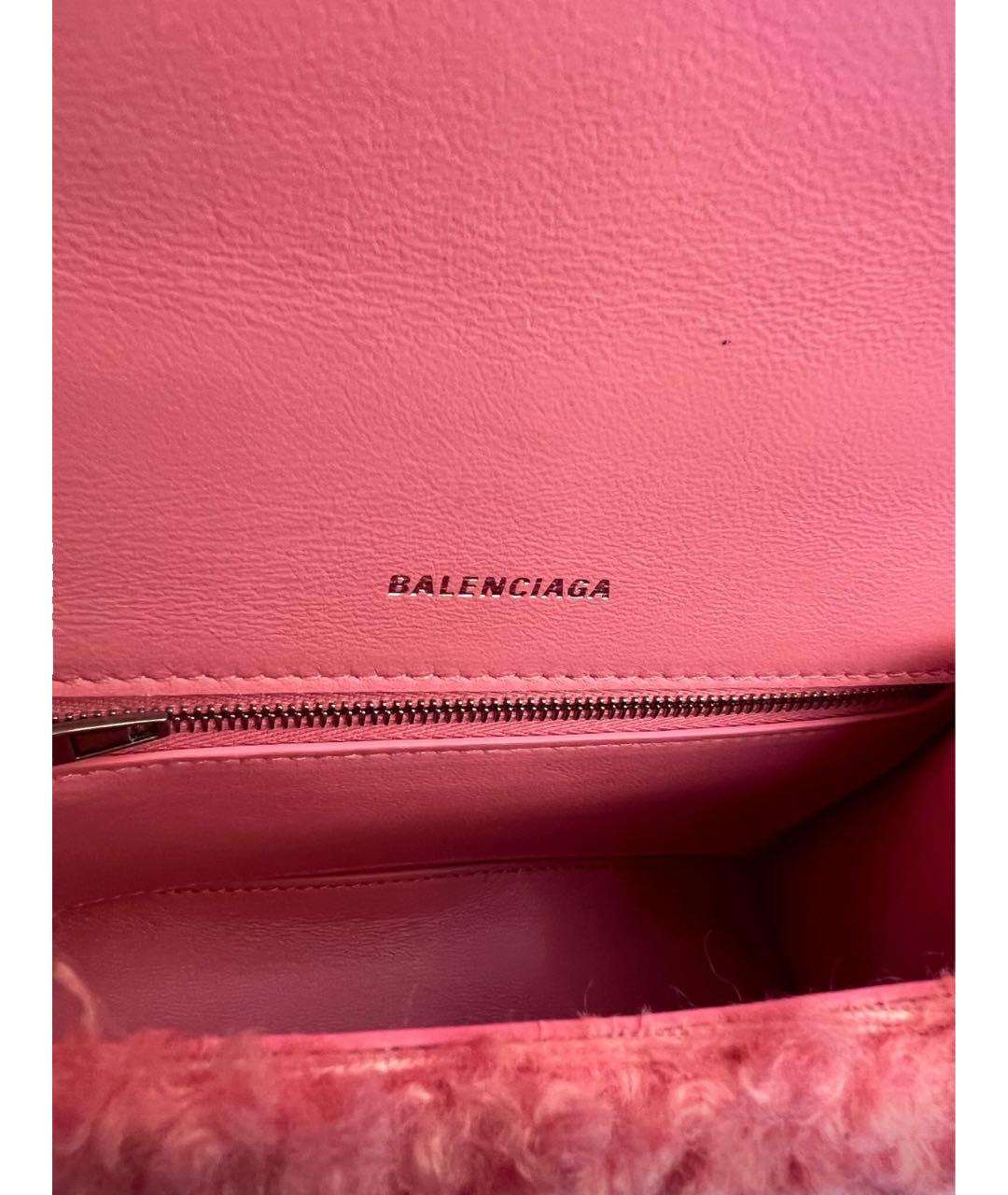 BALENCIAGA Розовая сумка с короткими ручками, фото 6