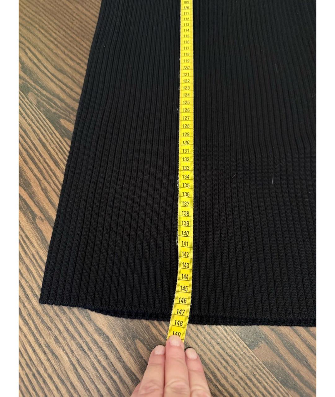 BALMAIN Черное шерстяное повседневное платье, фото 5