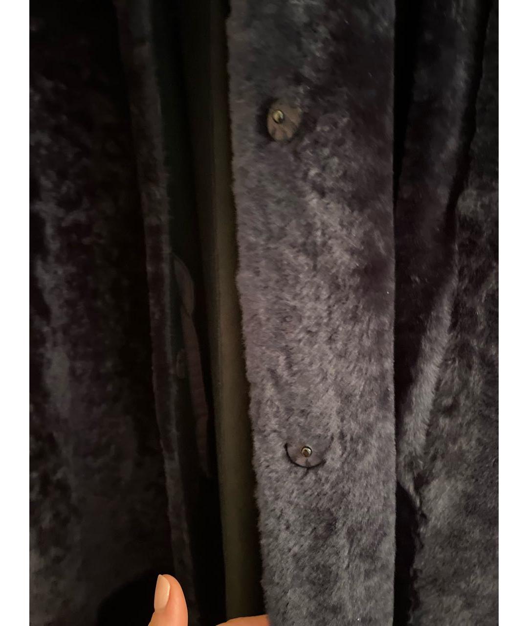 'S MAX MARA Темно-синяя шуба, фото 6