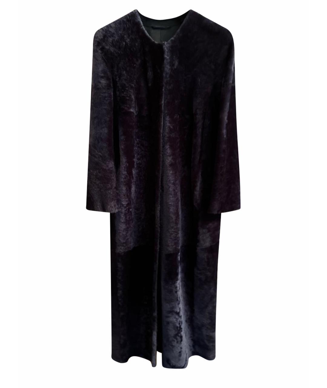 'S MAX MARA Темно-синяя шуба, фото 1
