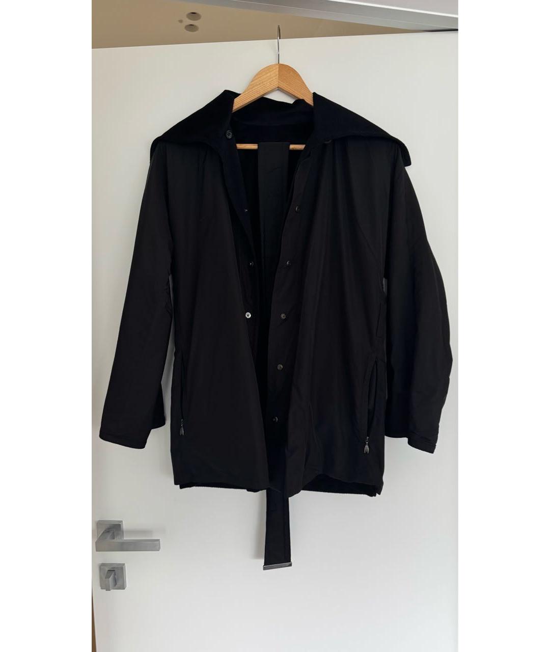 MAX MARA Черное шерстяное пальто, фото 5