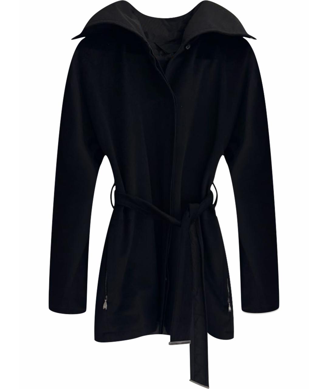 MAX MARA Черное шерстяное пальто, фото 1