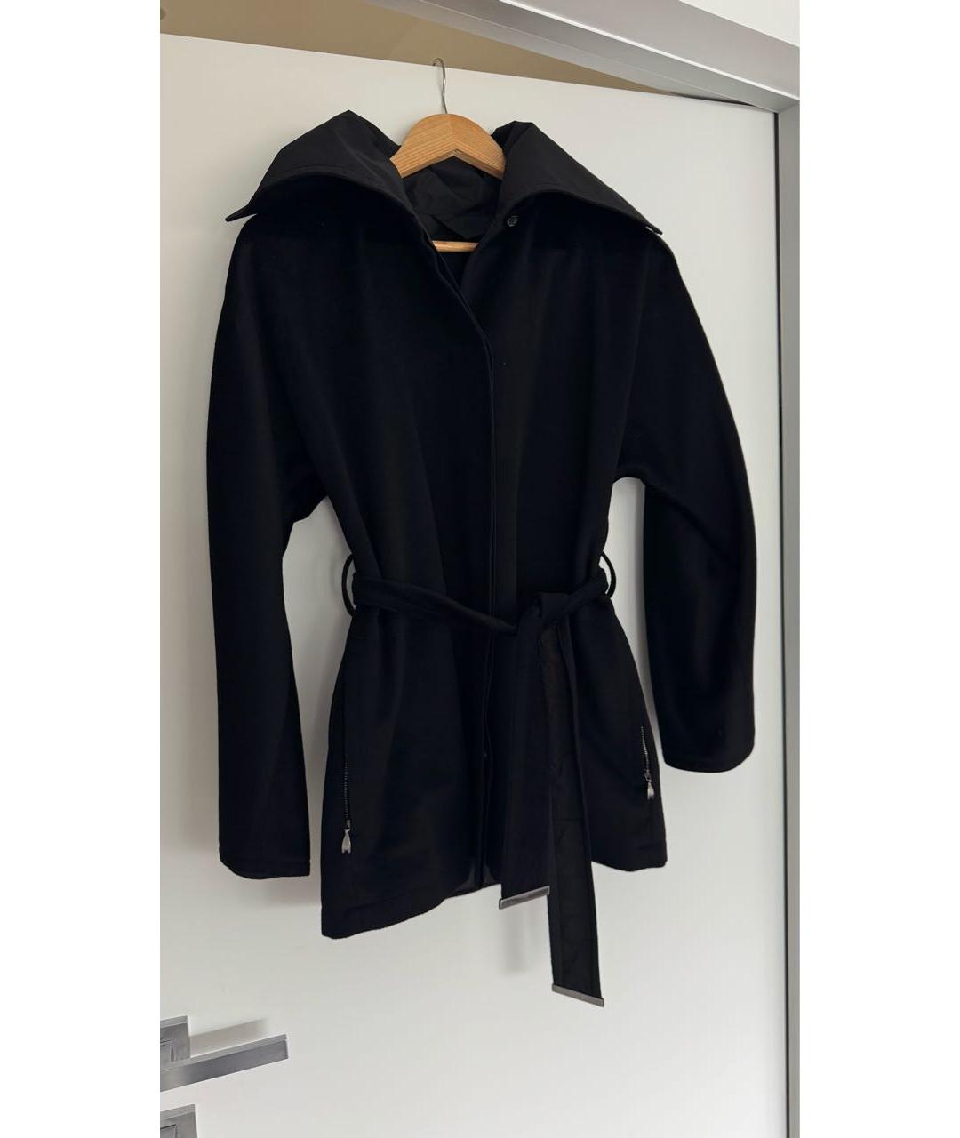 MAX MARA Черное шерстяное пальто, фото 6