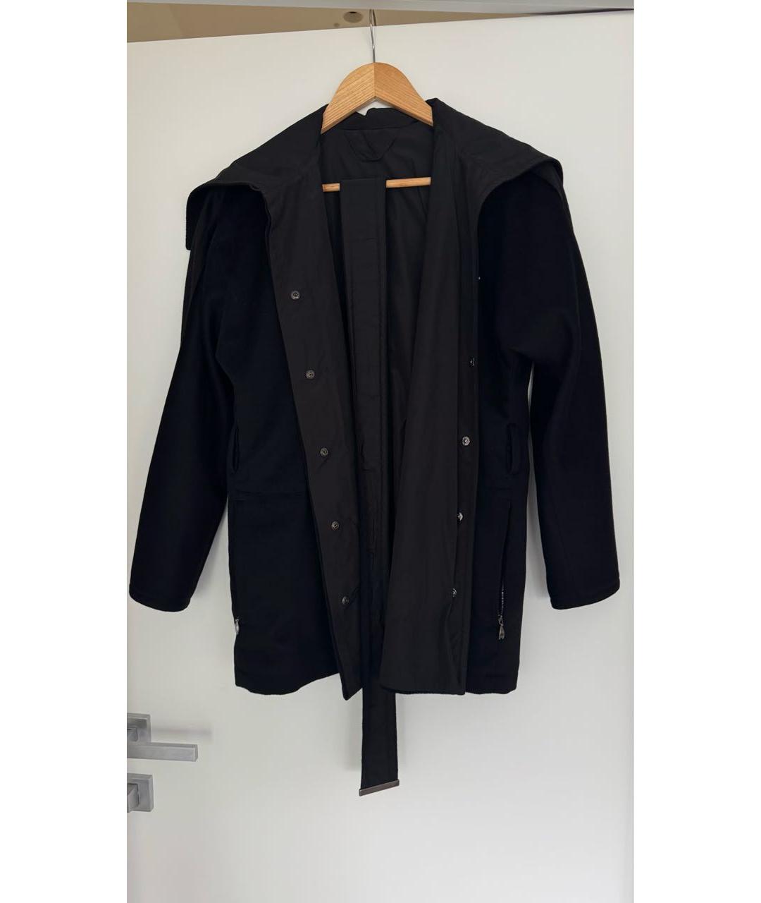 MAX MARA Черное шерстяное пальто, фото 2