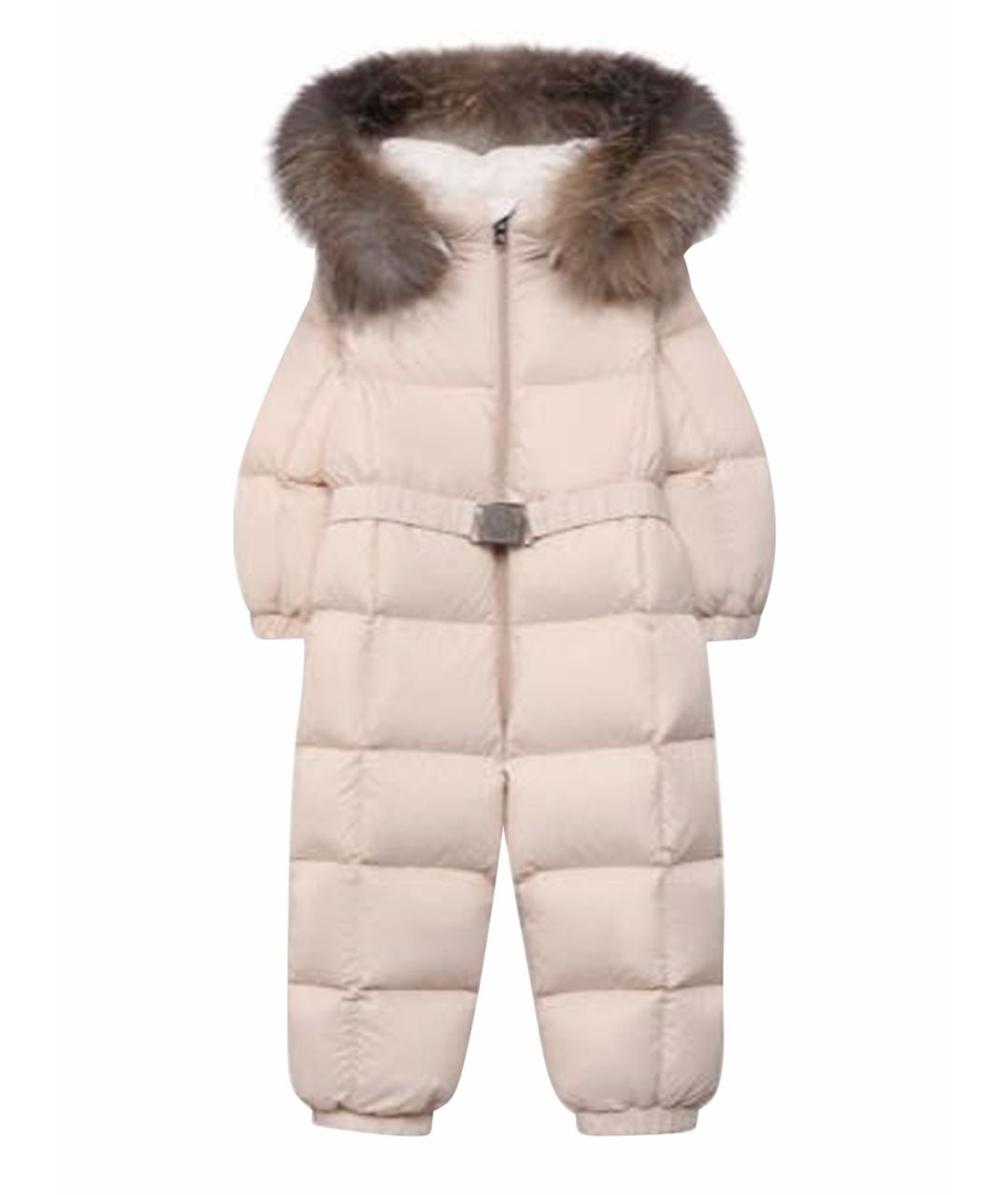 MONCLER Розовый комбинезон, фото 1