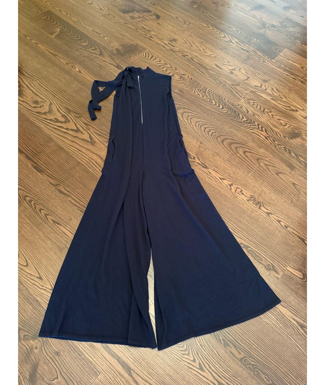 MALO Темно-синий кашемировый комбинезон, фото 8