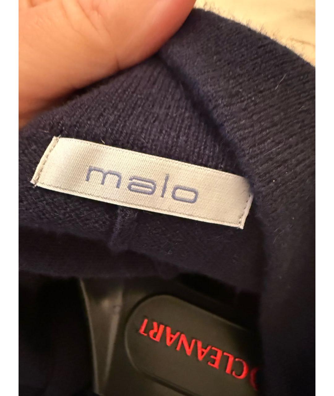 MALO Темно-синий кашемировый комбинезон, фото 3