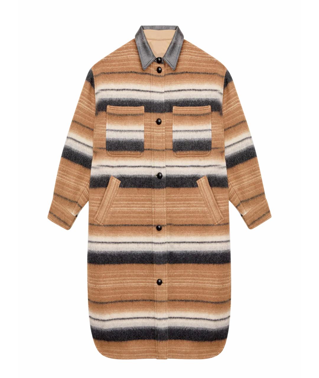 ISABEL MARANT ETOILE Мульти шерстяное пальто, фото 1