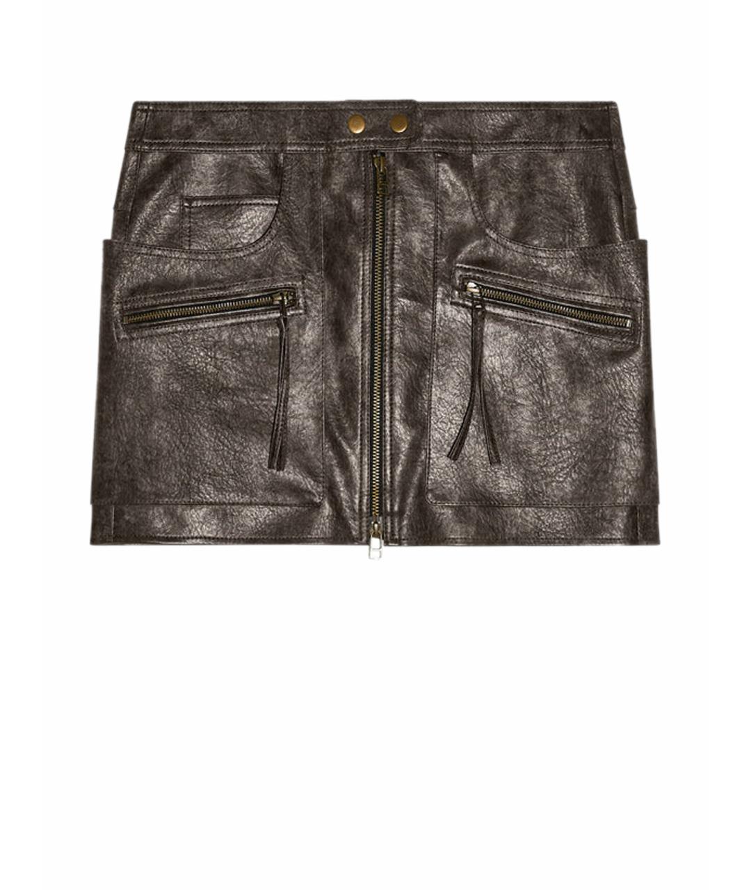 ISABEL MARANT ETOILE Черная полиэстеровая юбка мини, фото 1