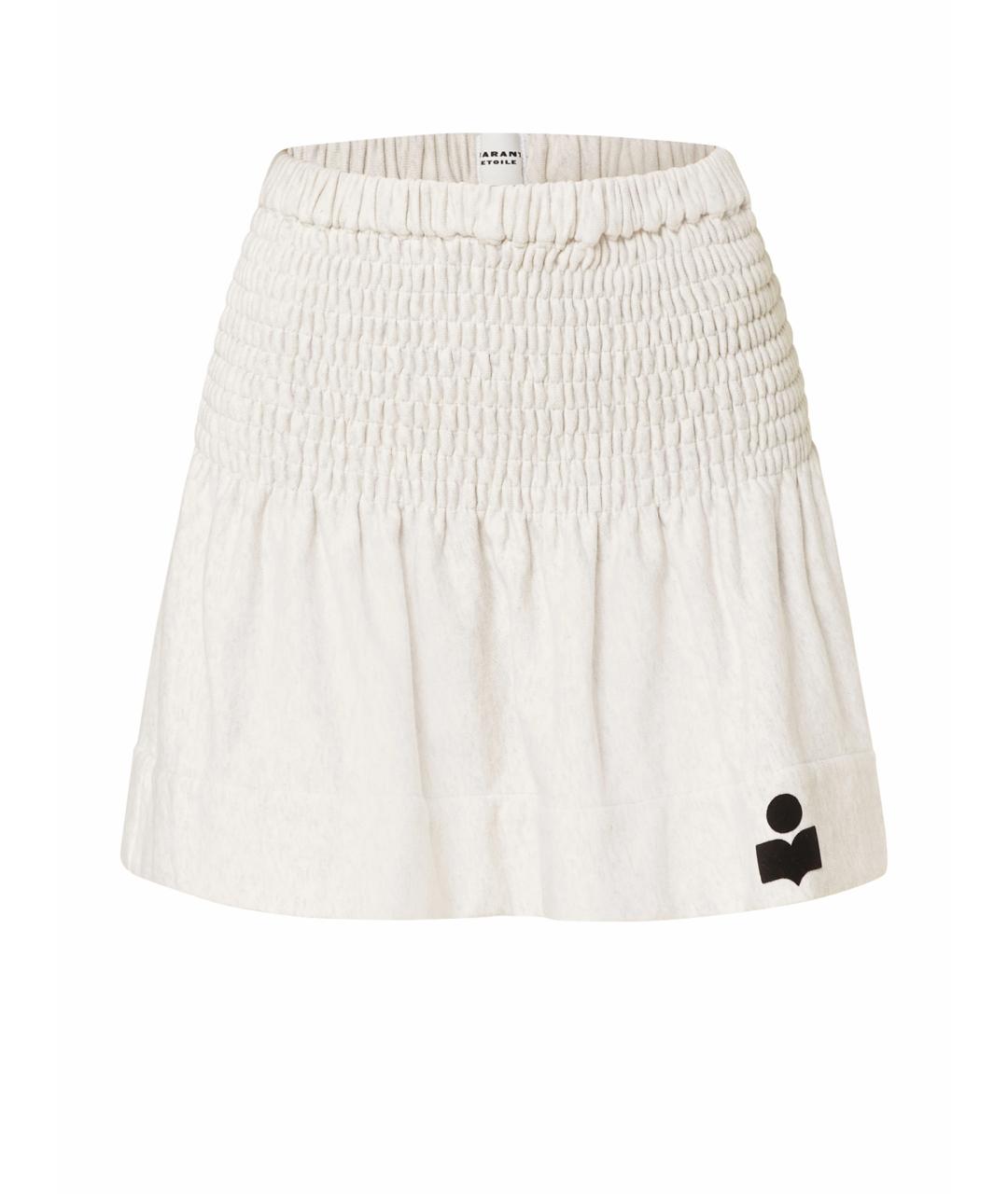 ISABEL MARANT ETOILE Бежевая полиэстеровая юбка мини, фото 1