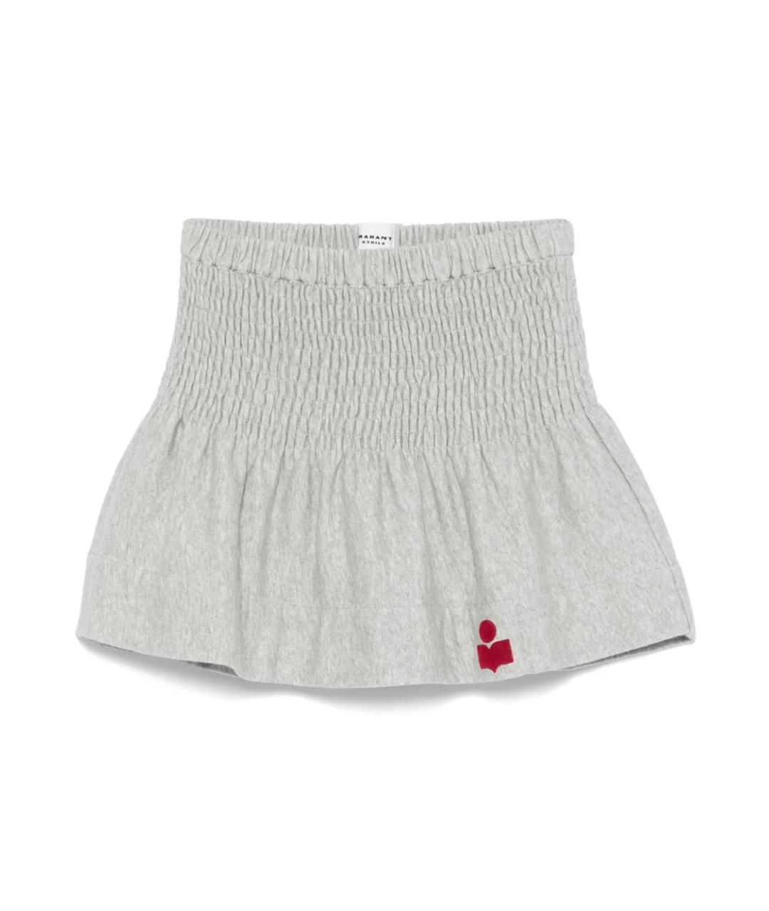 ISABEL MARANT ETOILE Серая полиэстеровая юбка мини, фото 1