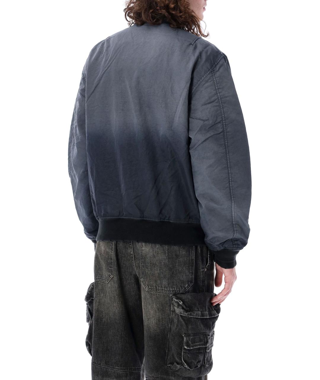 DIESEL Черная полиамидовая куртка, фото 6