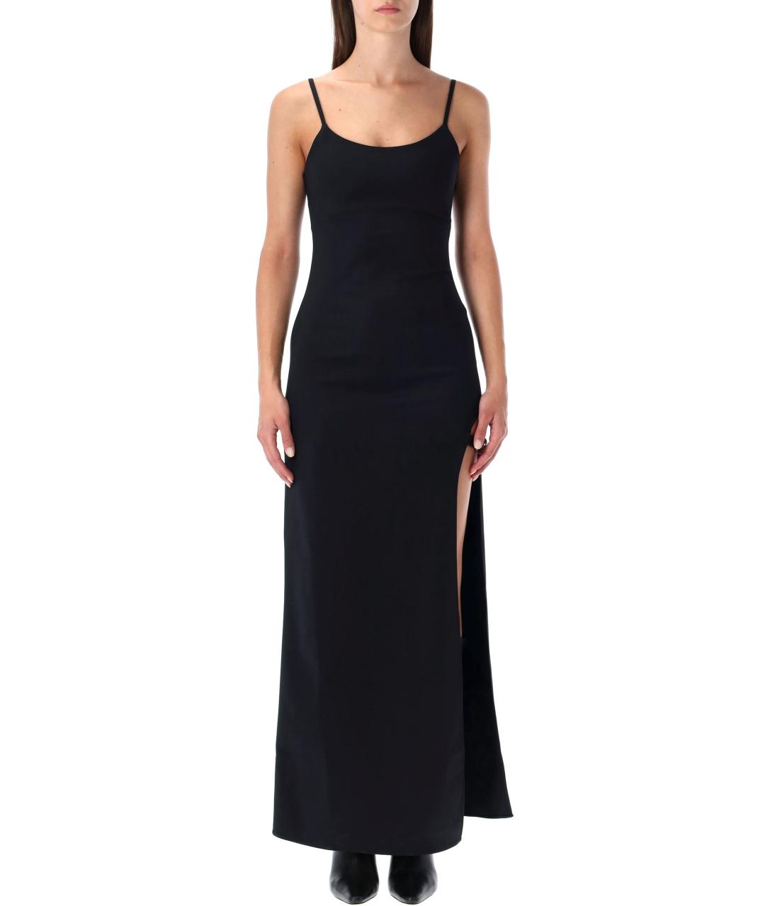 COPERNI Черное хлопковое вечернее платье, фото 2
