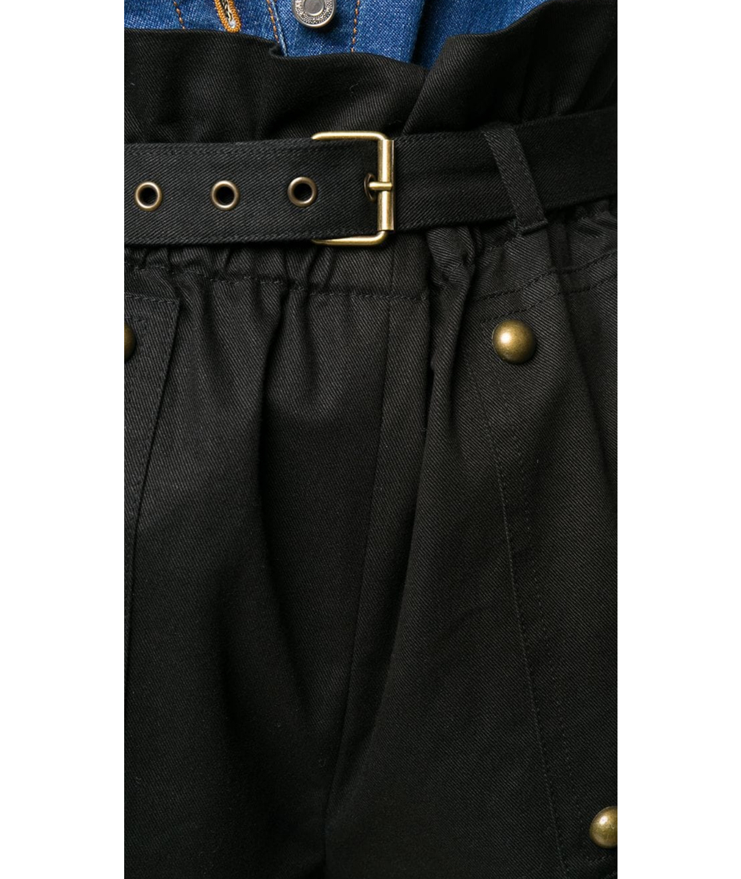 SAINT LAURENT Черные шорты, фото 4