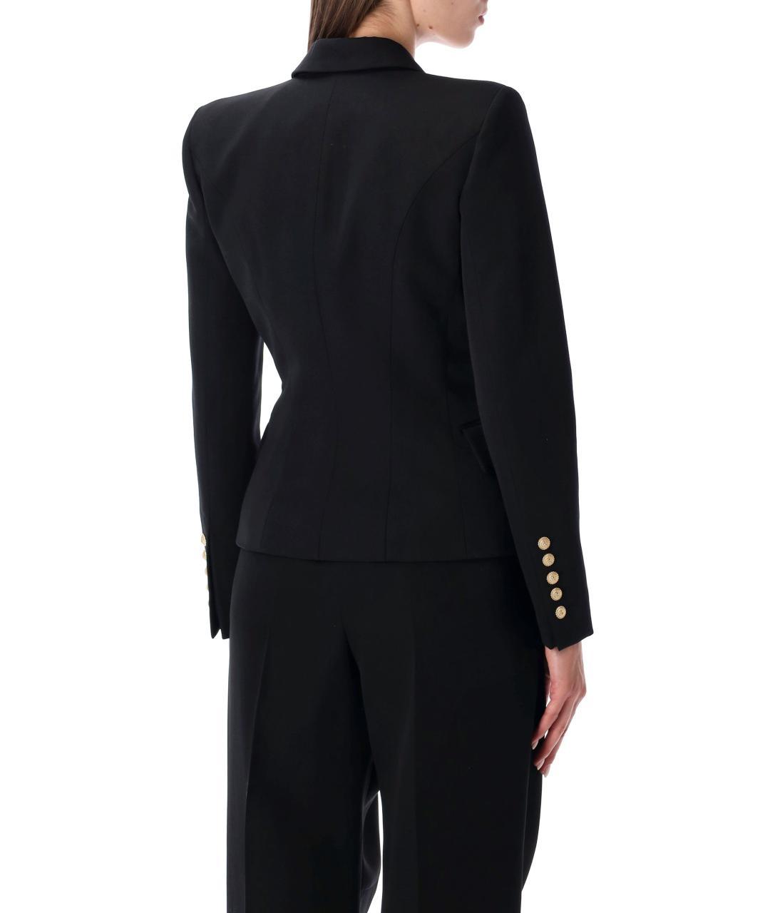BALMAIN Черный шерстяной жакет/пиджак, фото 2