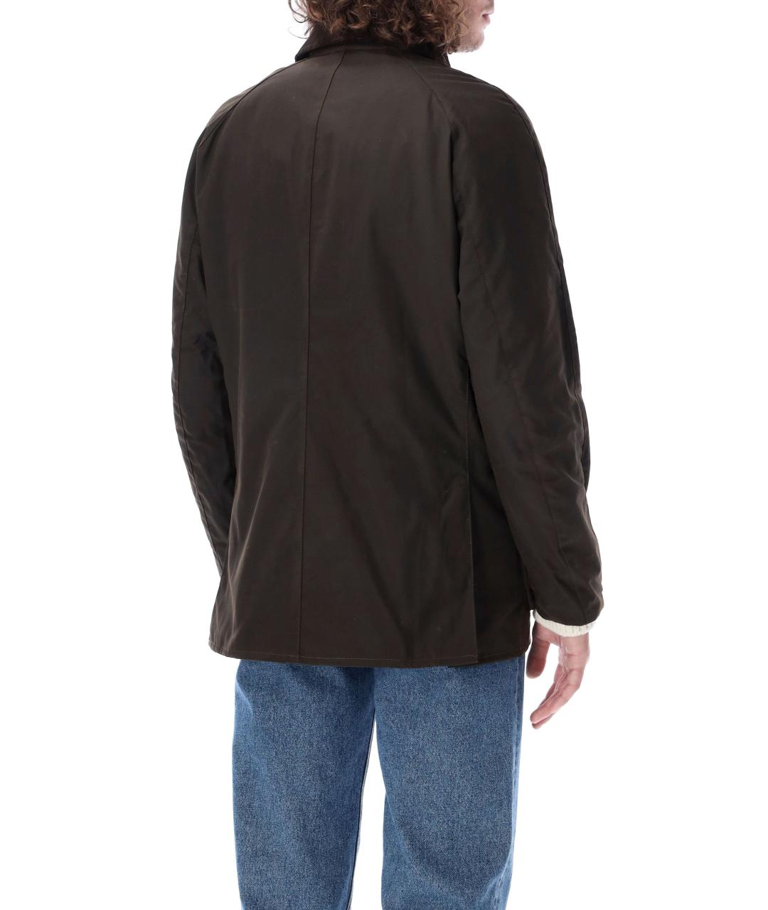 BARBOUR Коричневая хлопковая куртка, фото 3