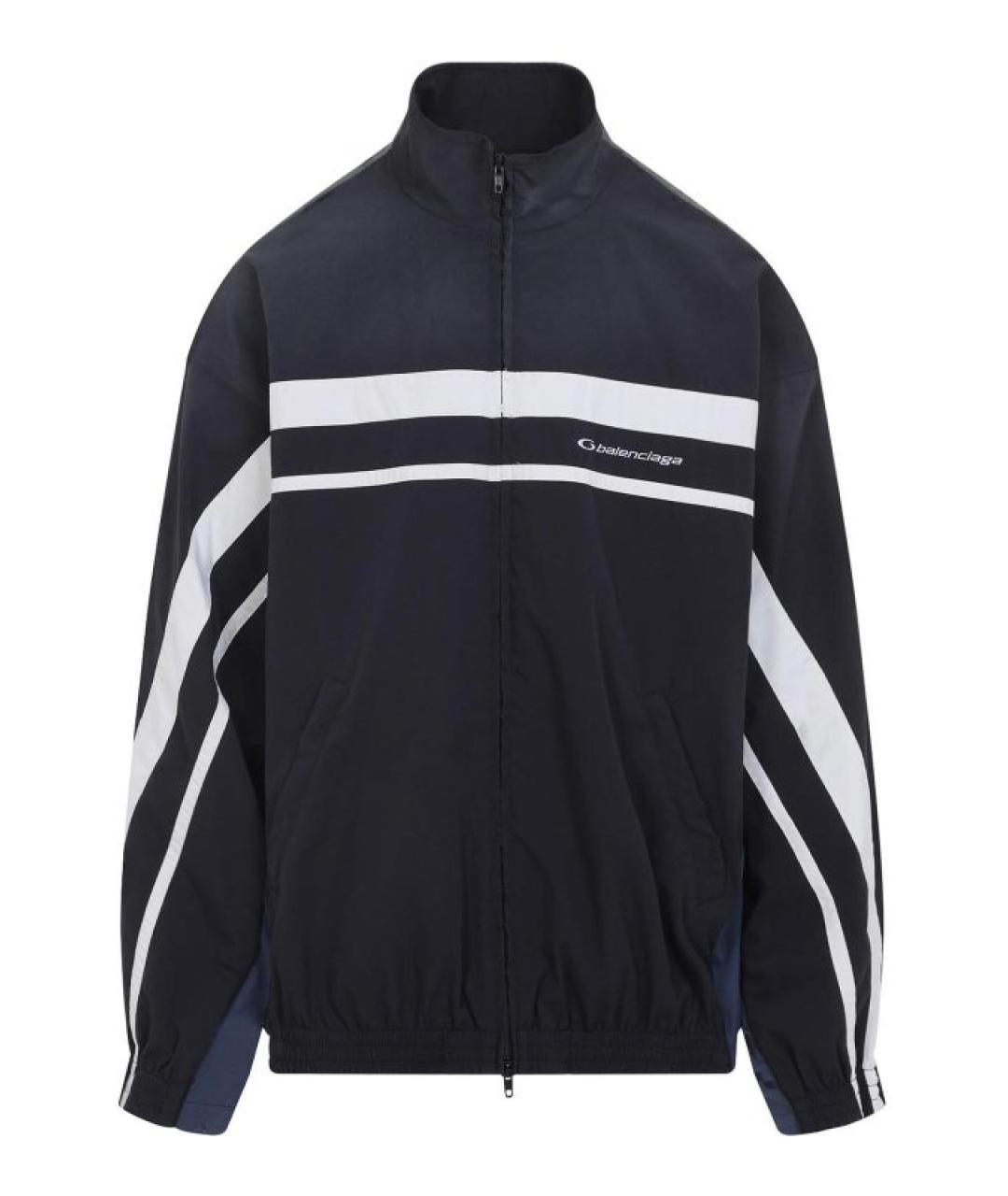 BALENCIAGA Черная полиэстеровая куртка, фото 1