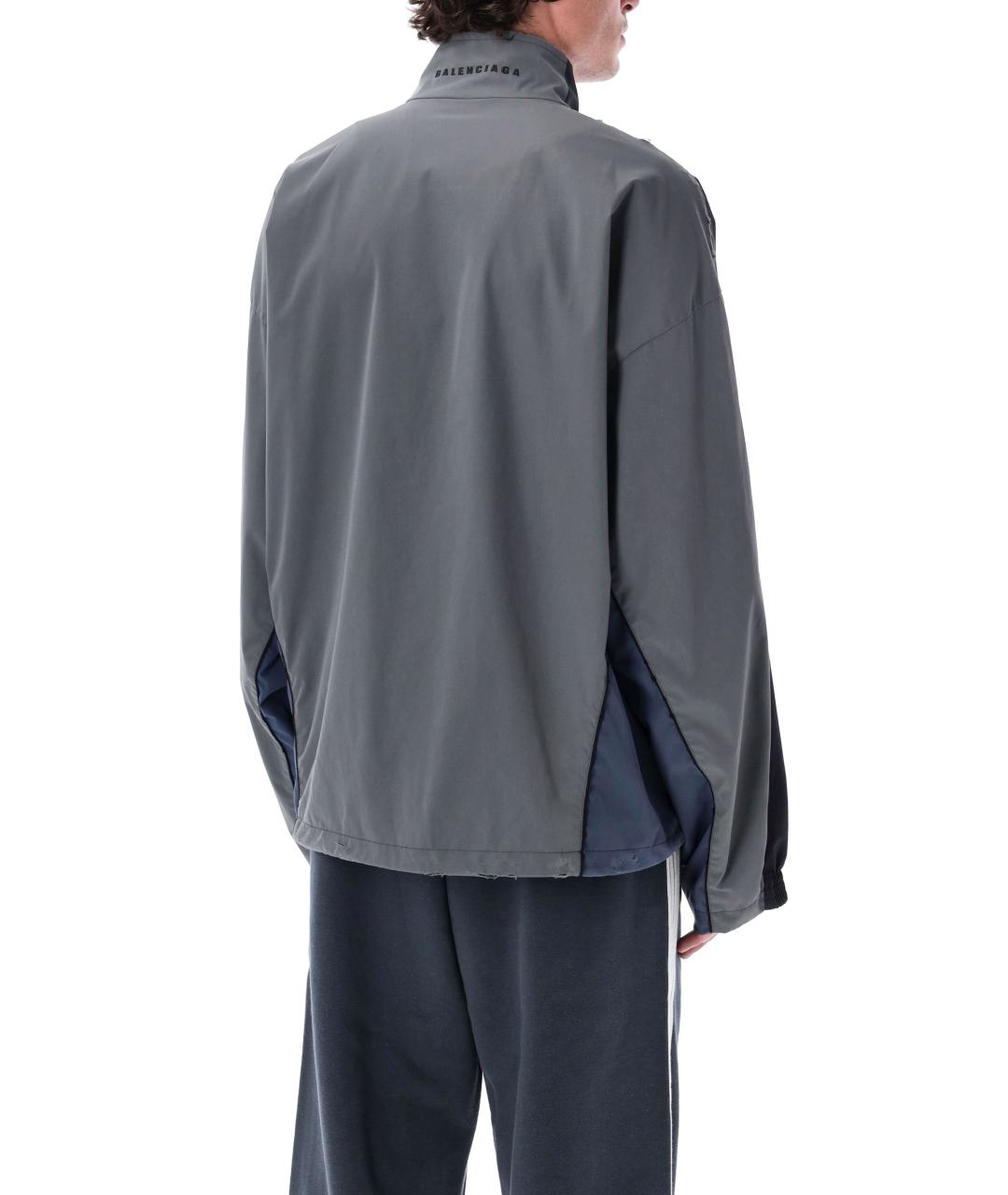 BALENCIAGA Черная полиэстеровая куртка, фото 3