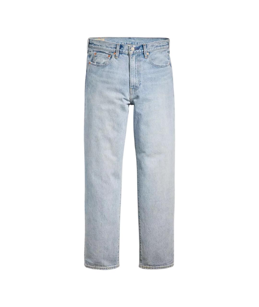 LEVI'S Синие хлопковые прямые джинсы, фото 1