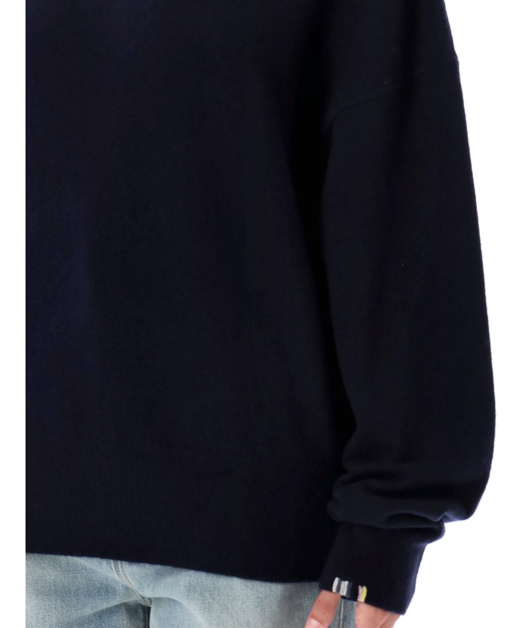 EXTREME CASHMERE Синий кашемировый джемпер / свитер, фото 3