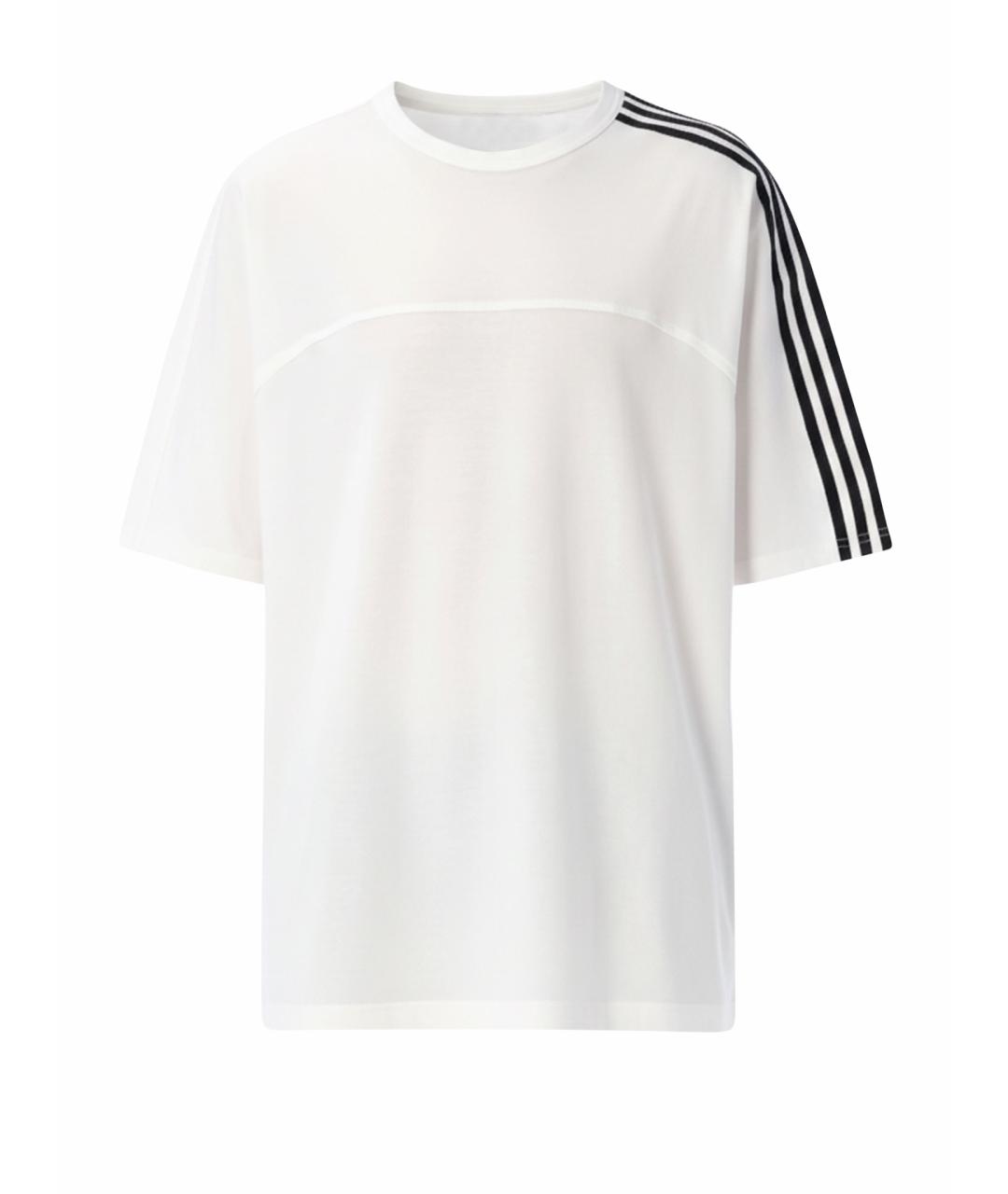 Y-3 Белая хлопковая футболка, фото 1