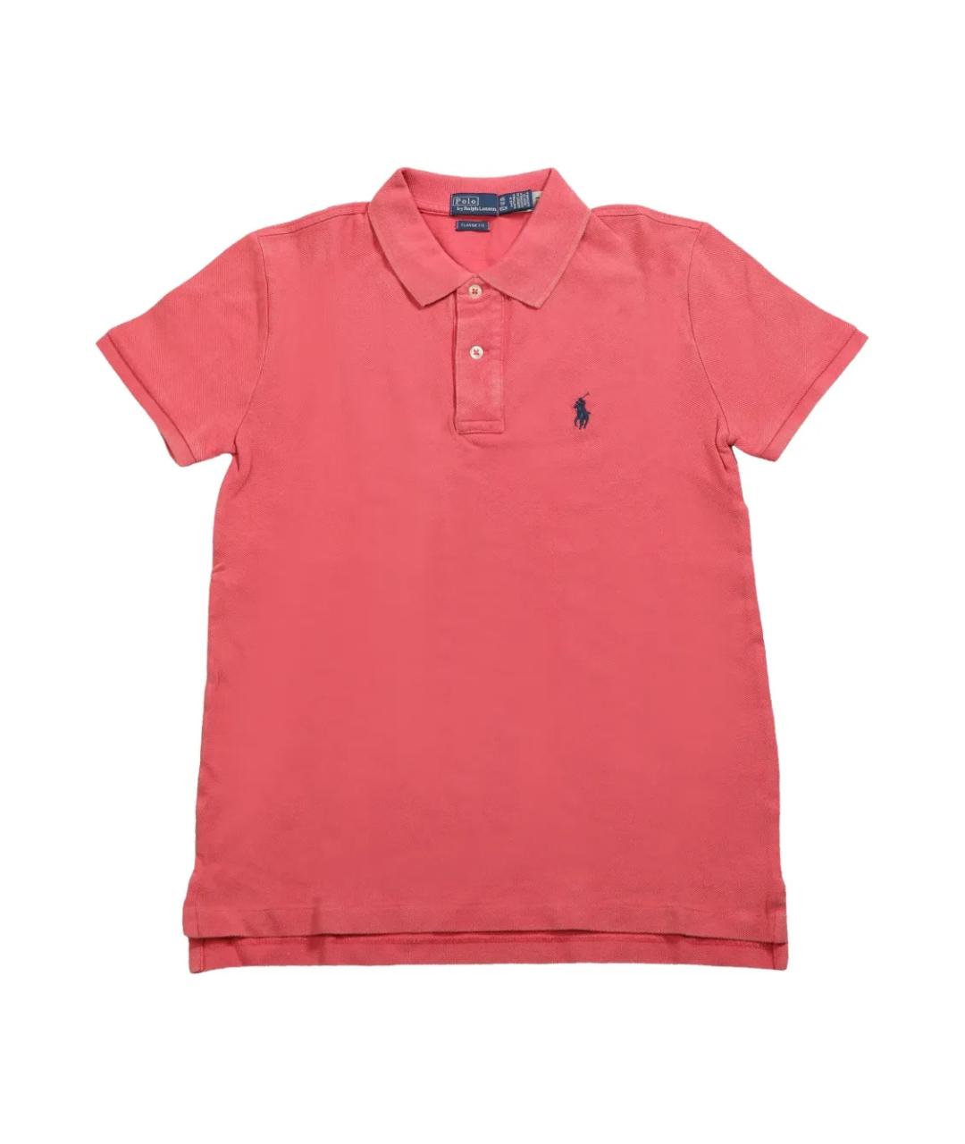 POLO RALPH LAUREN Розовая хлопковая футболка, фото 1