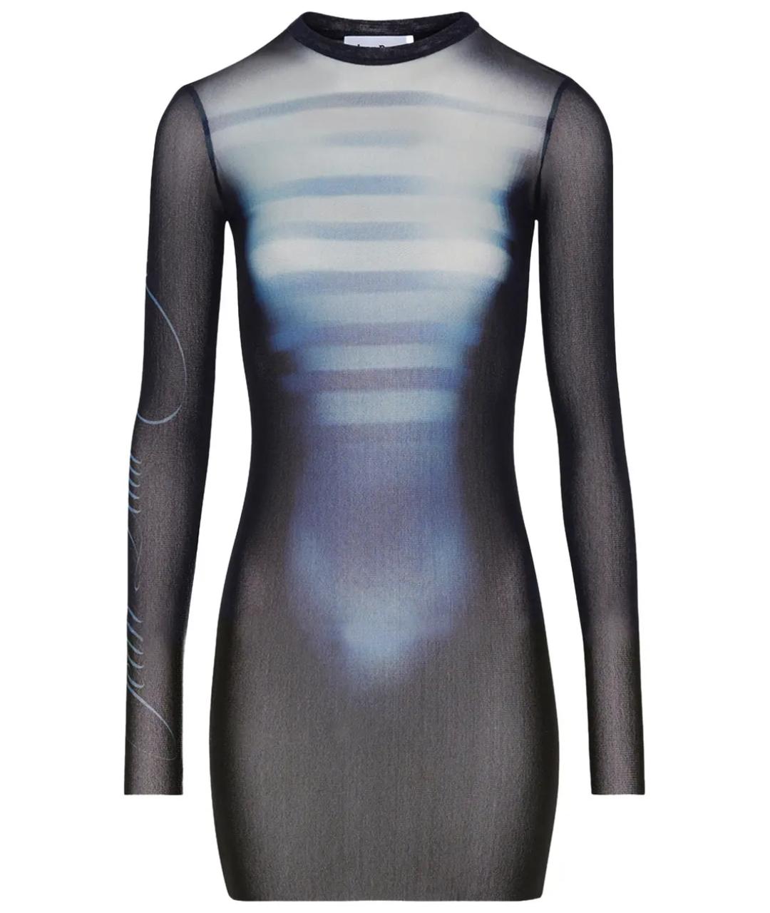 JEAN PAUL GAULTIER Мульти полиамидовое платье, фото 1