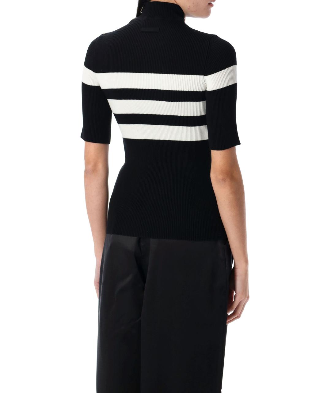 JEAN PAUL GAULTIER Черный вискозный джемпер / свитер, фото 3