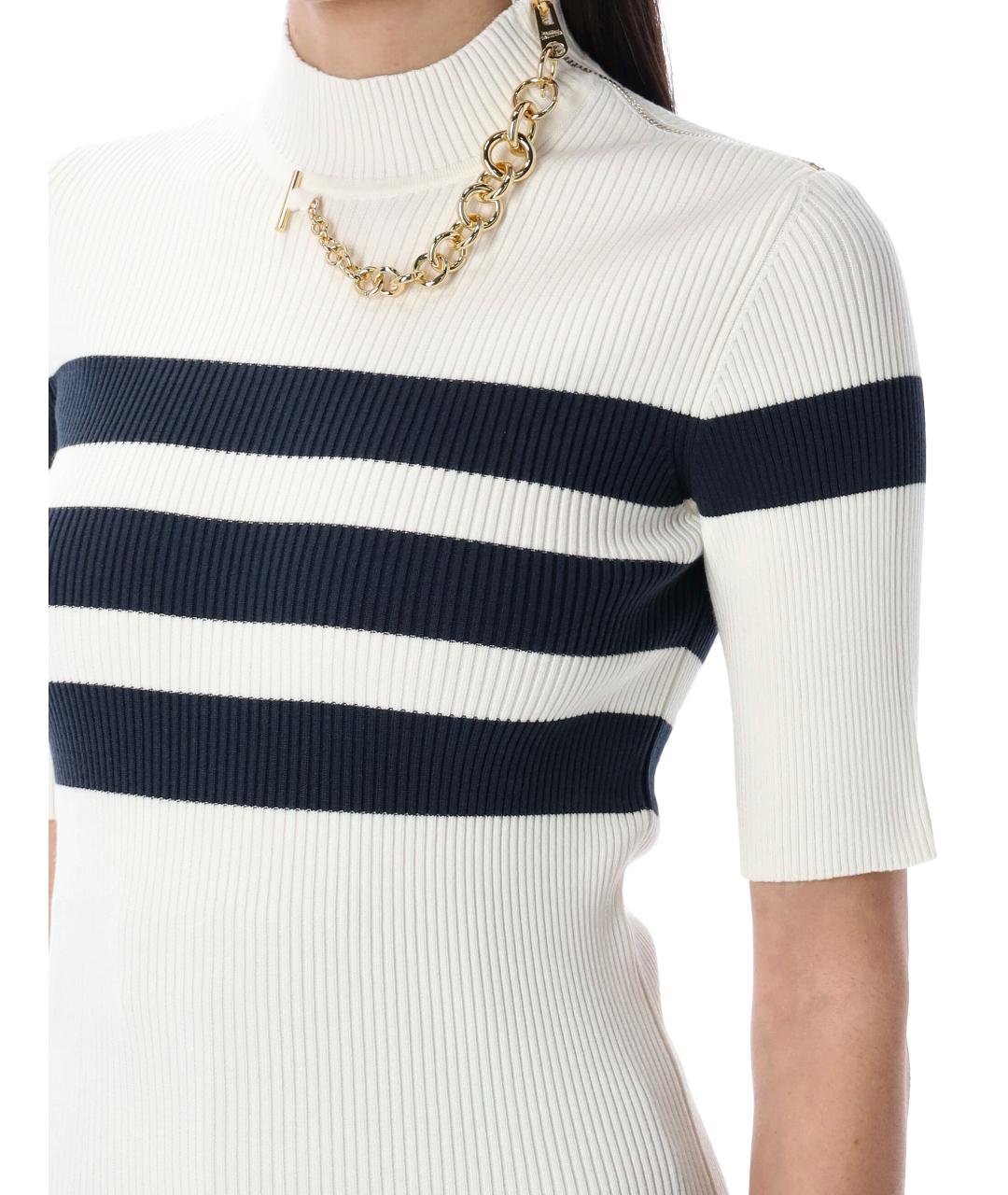 JEAN PAUL GAULTIER Белый вискозный джемпер / свитер, фото 3