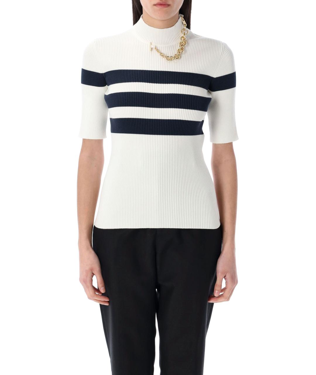 JEAN PAUL GAULTIER Белый вискозный джемпер / свитер, фото 4