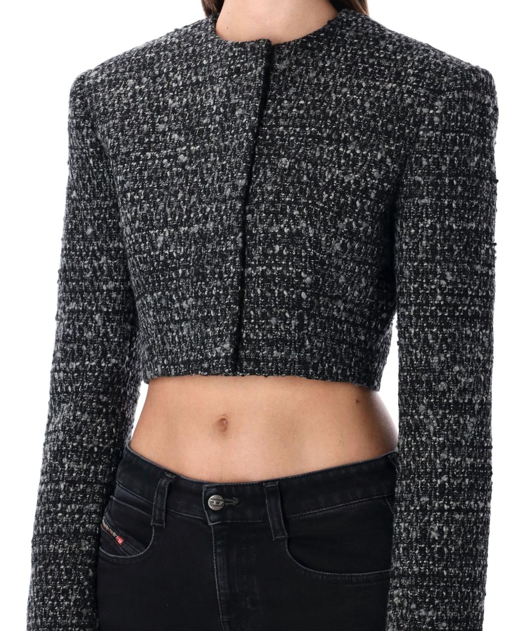 DIESEL Серый полиэстеровый жакет/пиджак, фото 4