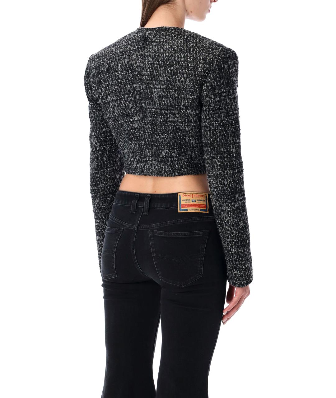 DIESEL Серый полиэстеровый жакет/пиджак, фото 3