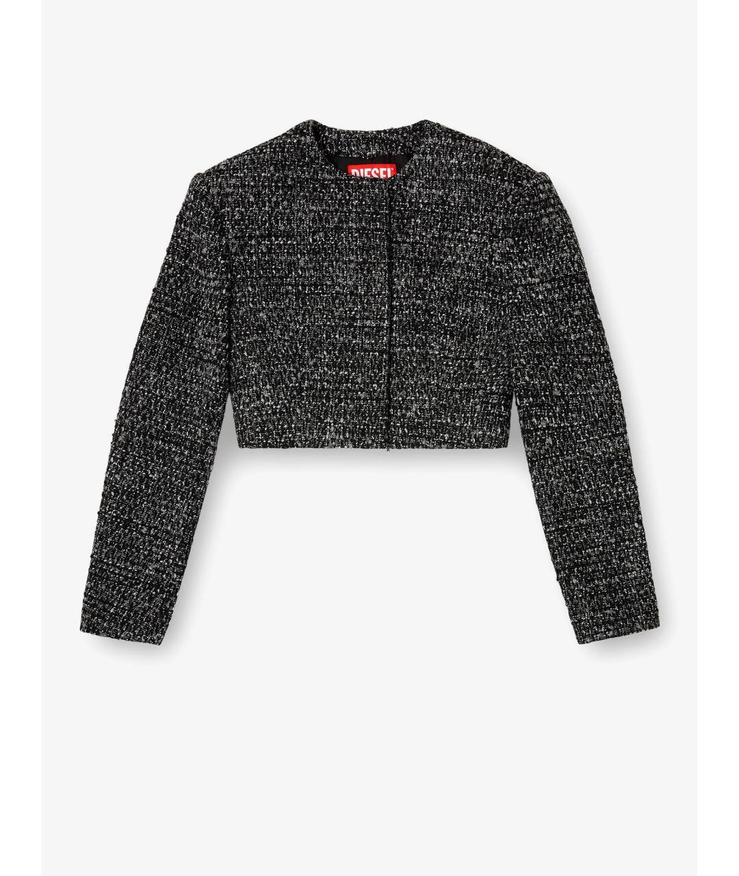 DIESEL Серый полиэстеровый жакет/пиджак, фото 1