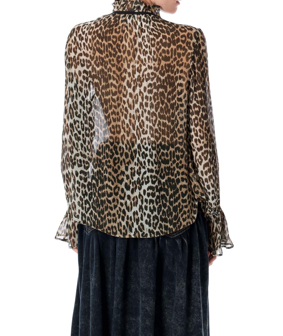 GANNI Мульти вискозная футболка, фото 3