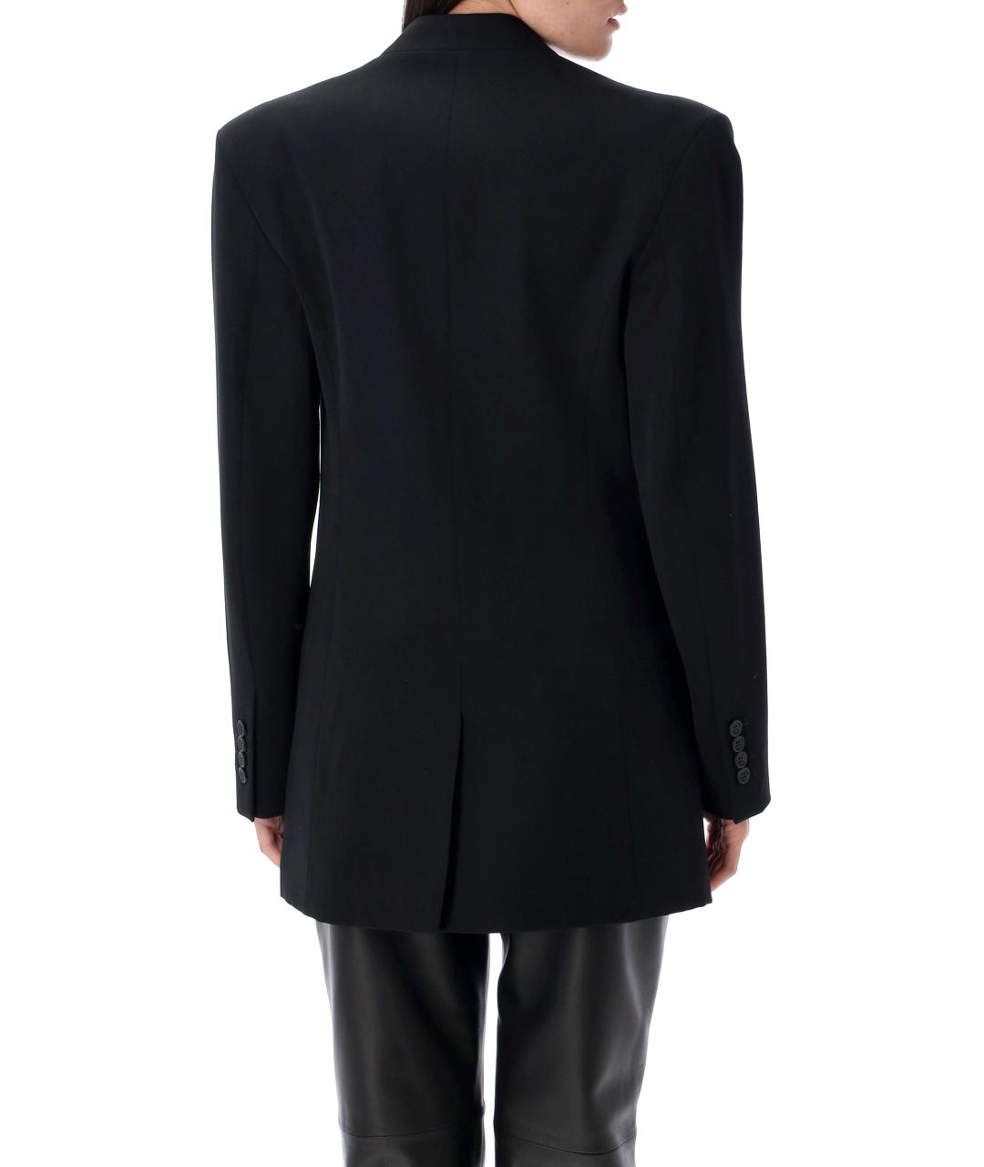 THE ATTICO Черный шерстяной жакет/пиджак, фото 2