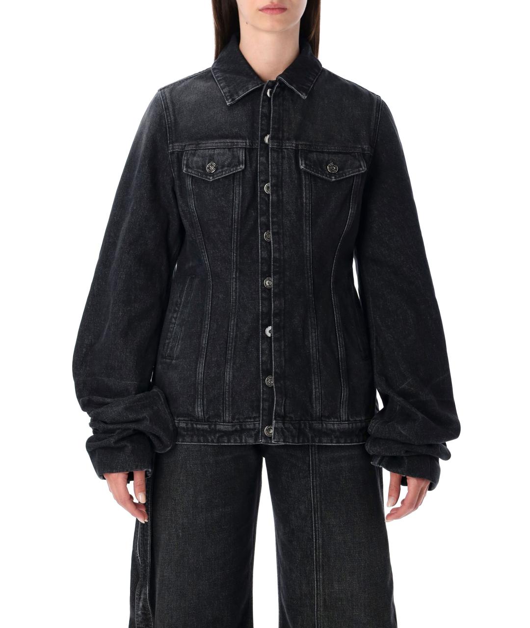 JEAN PAUL GAULTIER Черная хлопковая куртка, фото 4
