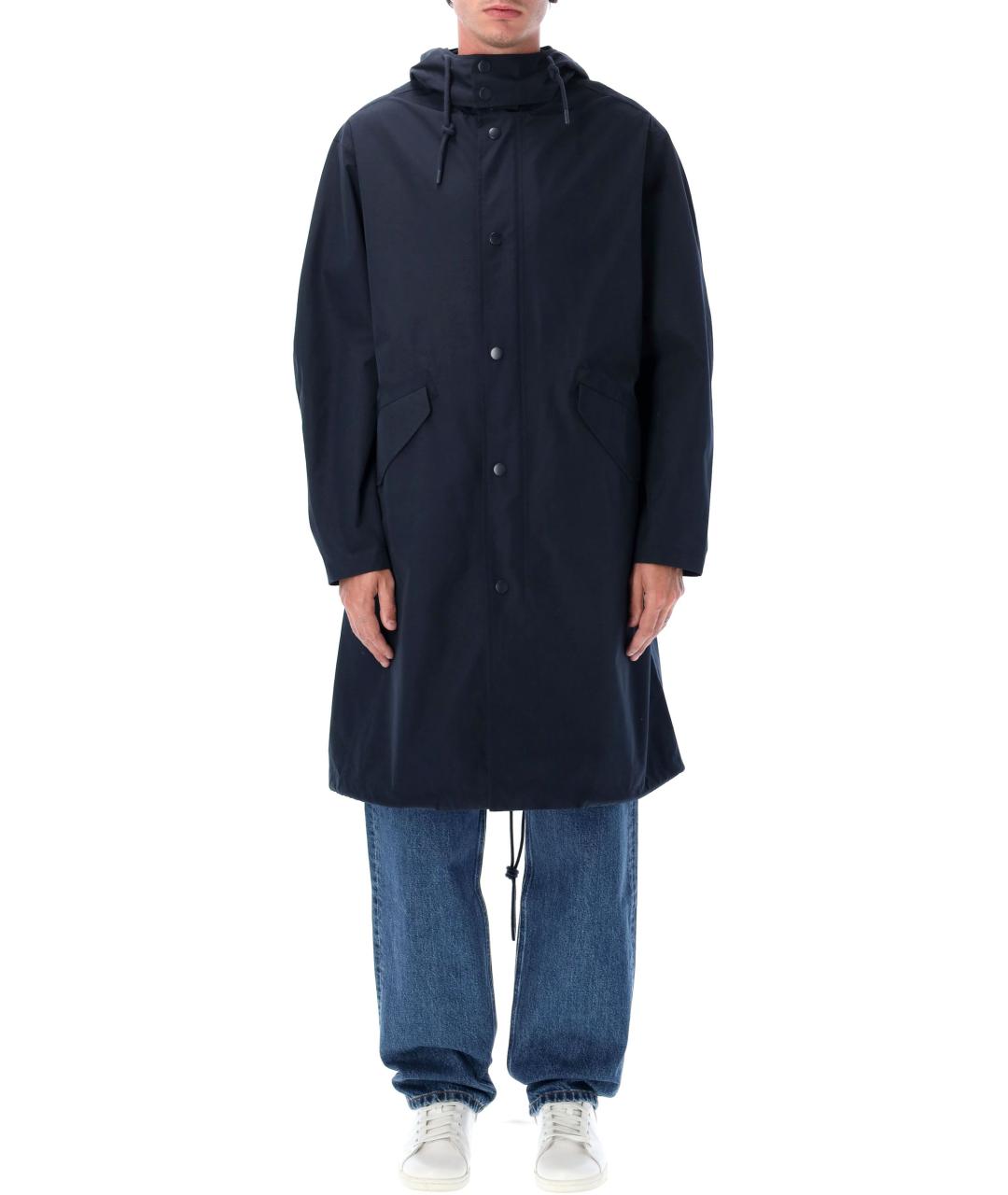 A.P.C. Синяя полиэстеровая парка, фото 4