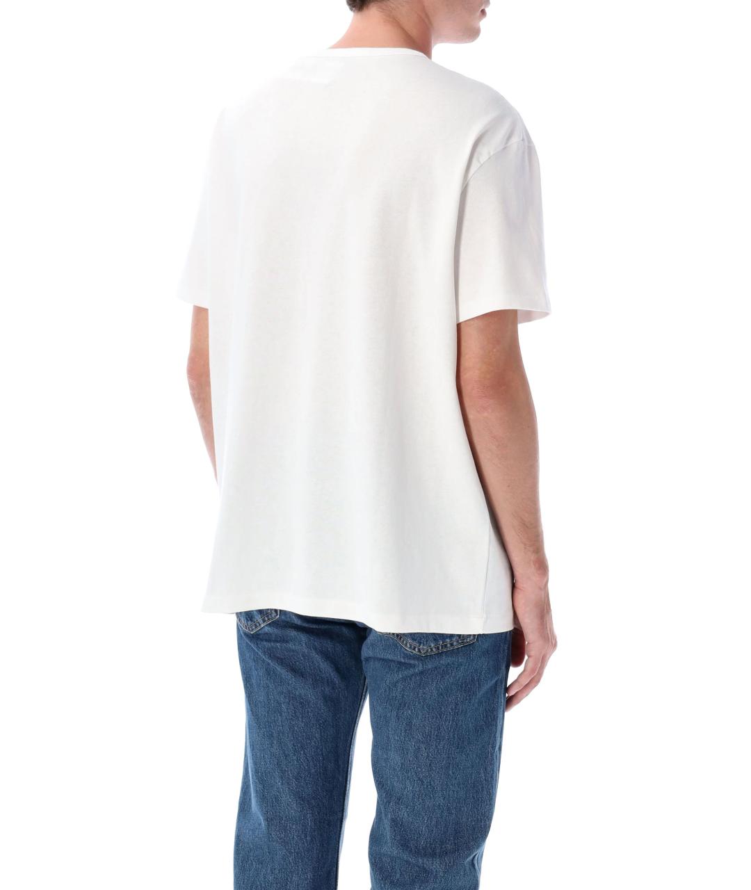 POLO RALPH LAUREN Белая хлопковая футболка, фото 2