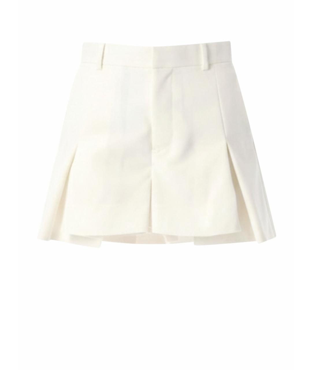 SACAI Белые полиэстеровые шорты, фото 1