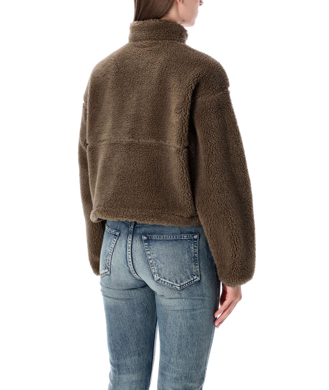 THE NORTH FACE Коричневая полиэстеровая куртка, фото 3