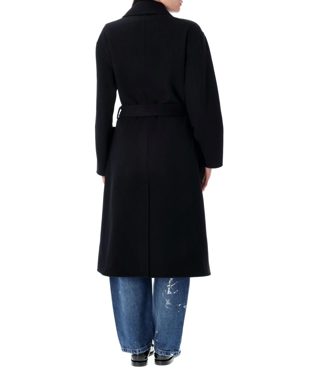 POLO RALPH LAUREN Черное шерстяное пальто, фото 3