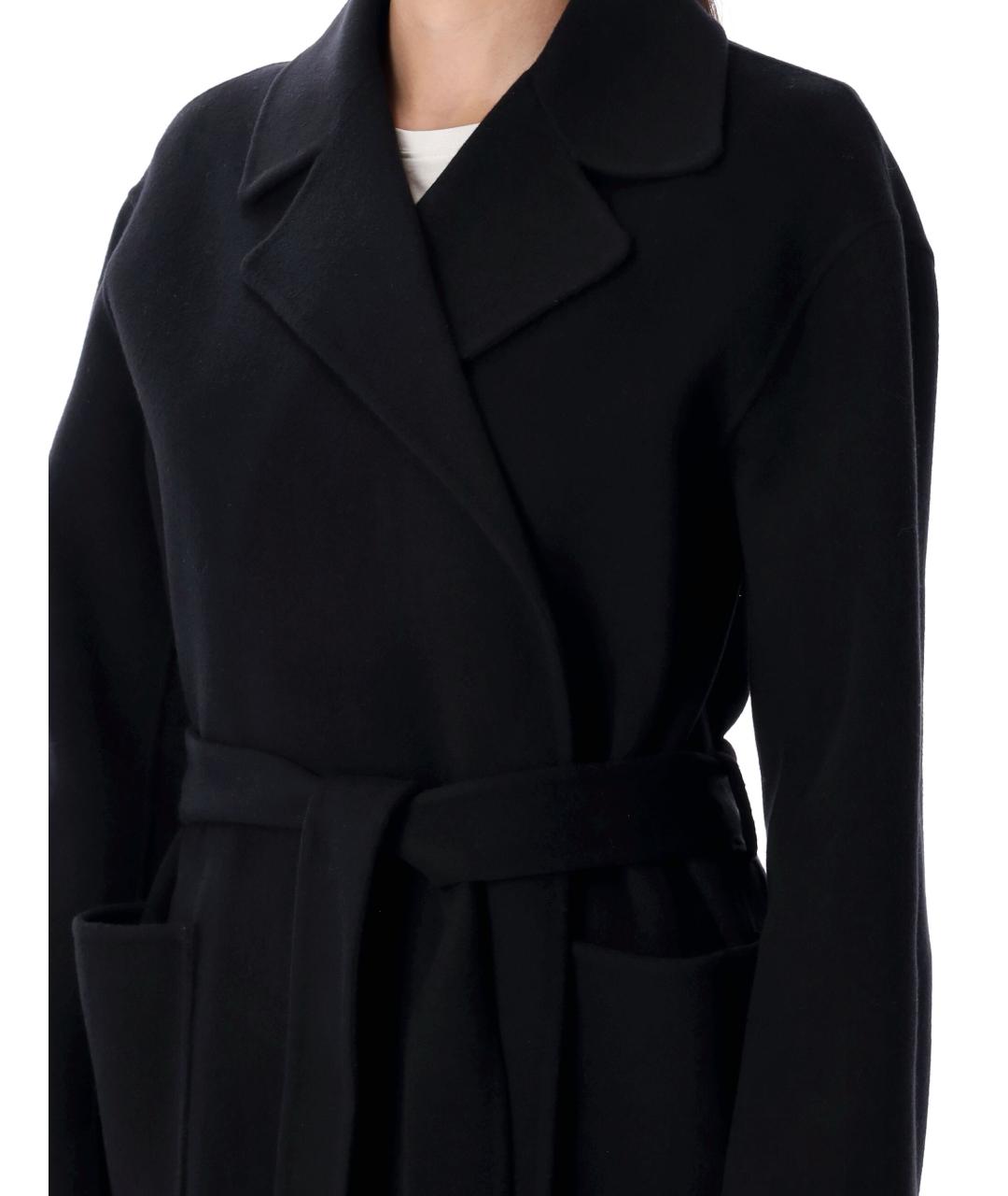 POLO RALPH LAUREN Черное шерстяное пальто, фото 4