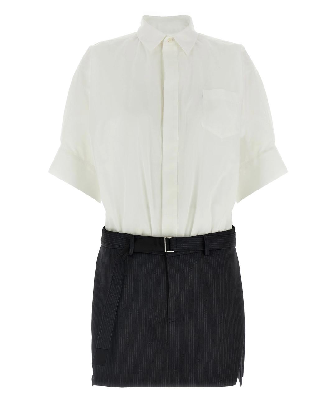 SACAI Мульти хлопковое повседневное платье, фото 1