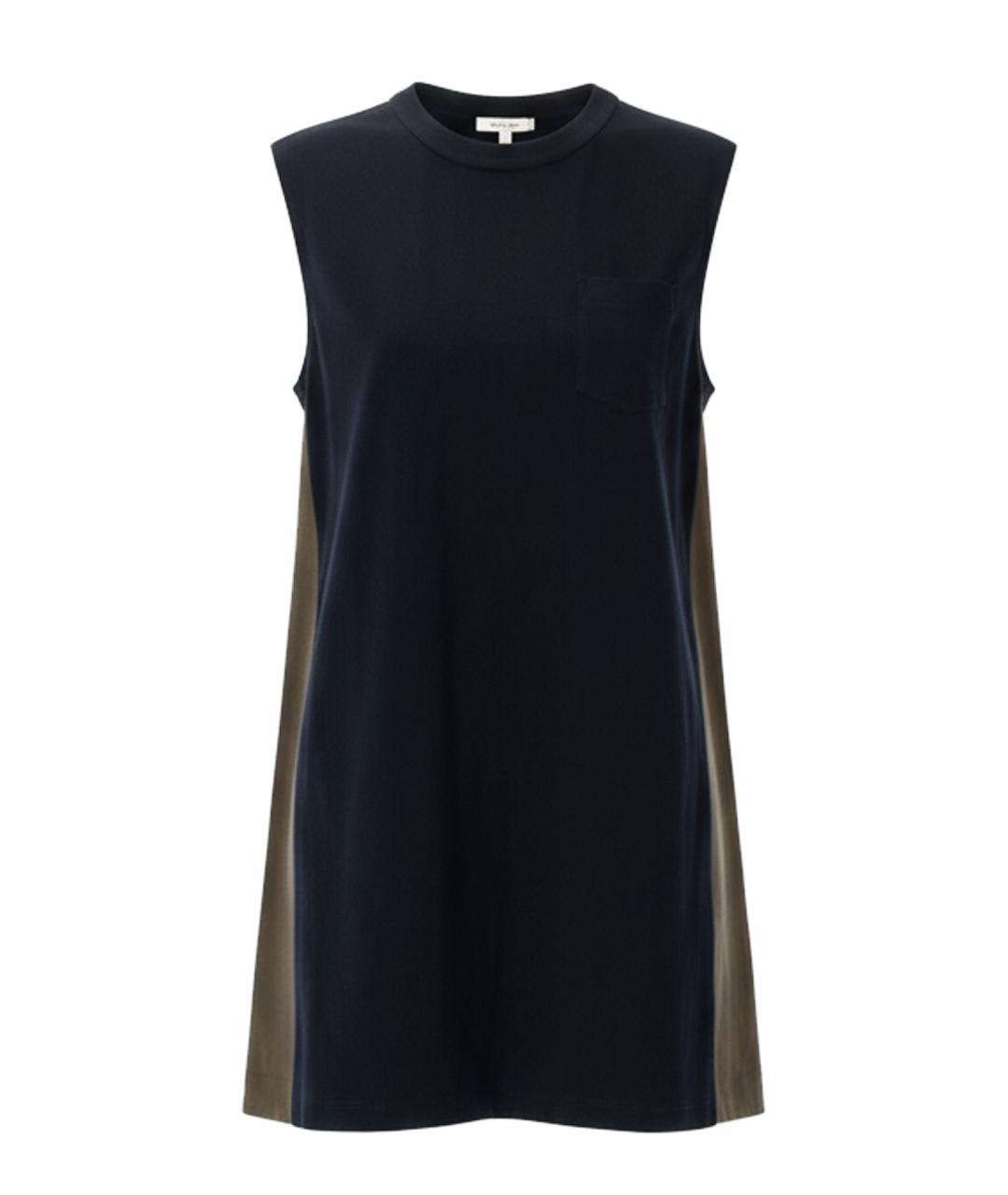 SACAI Черное хлопковое платье, фото 1