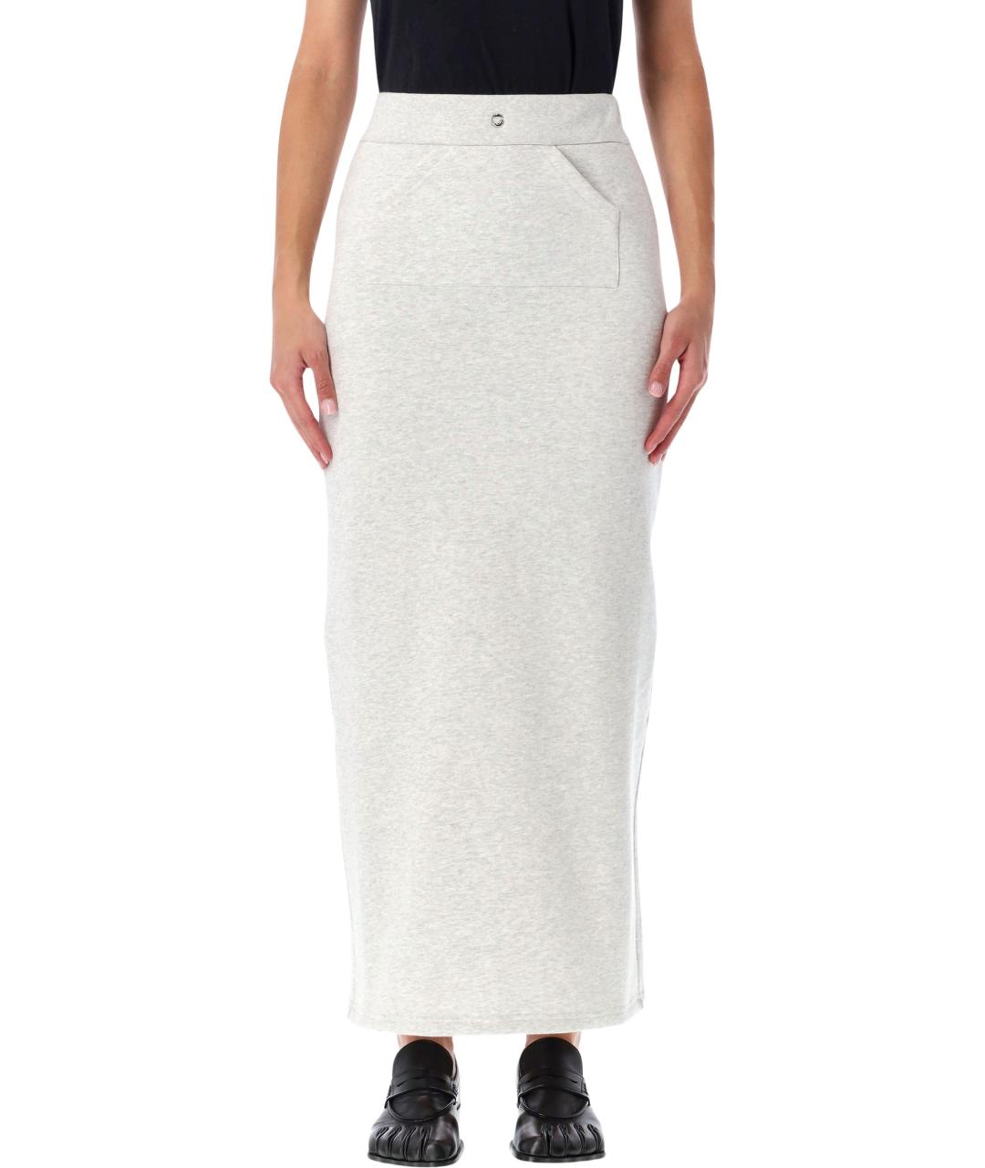 COPERNI Серая хлопковая юбка макси, фото 4