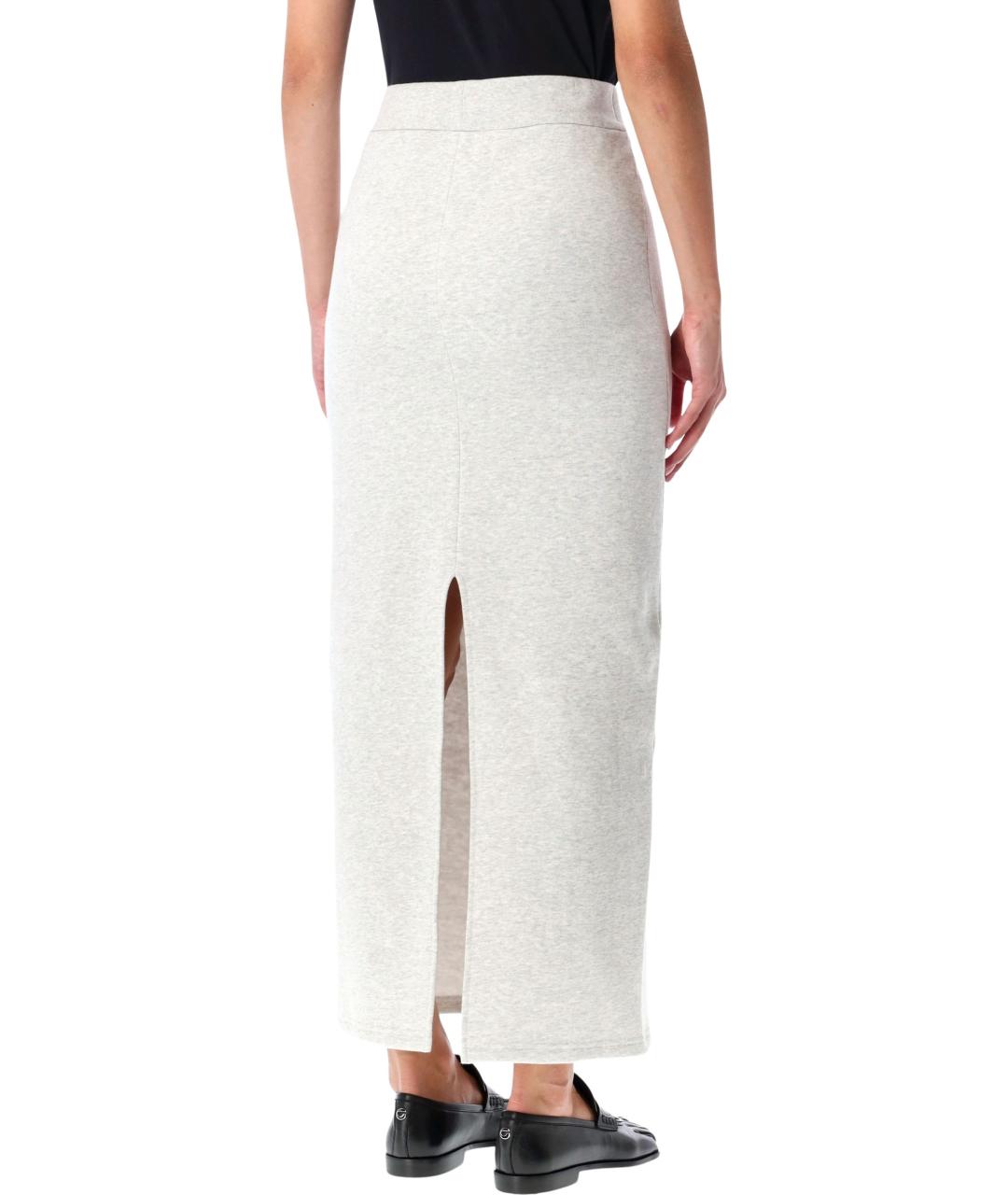 COPERNI Серая хлопковая юбка макси, фото 2