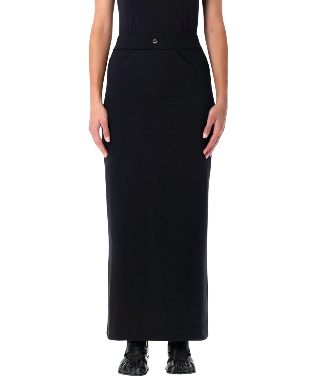 COPERNI Черная хлопковая юбка макси, фото 4