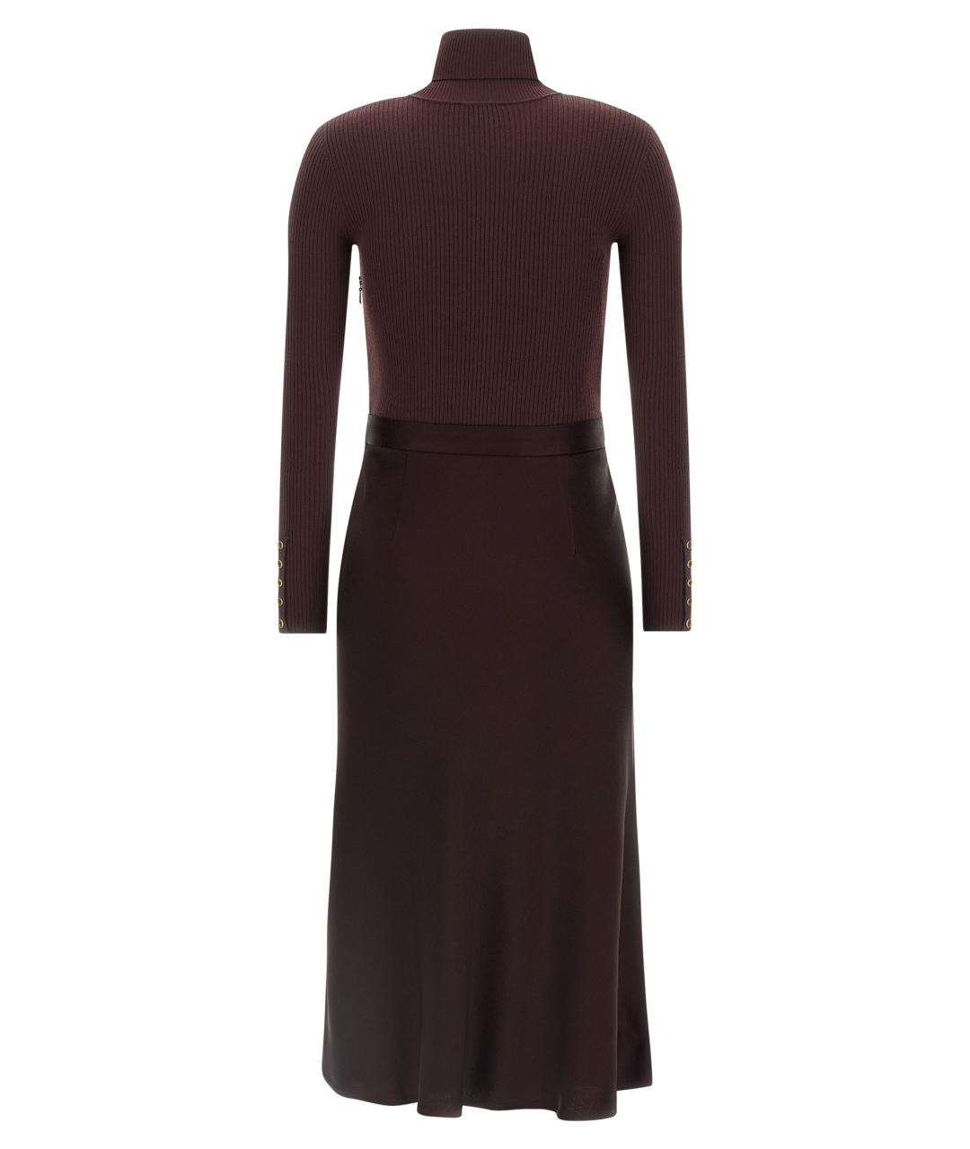 ELISABETTA FRANCHI Бордовое платье, фото 1