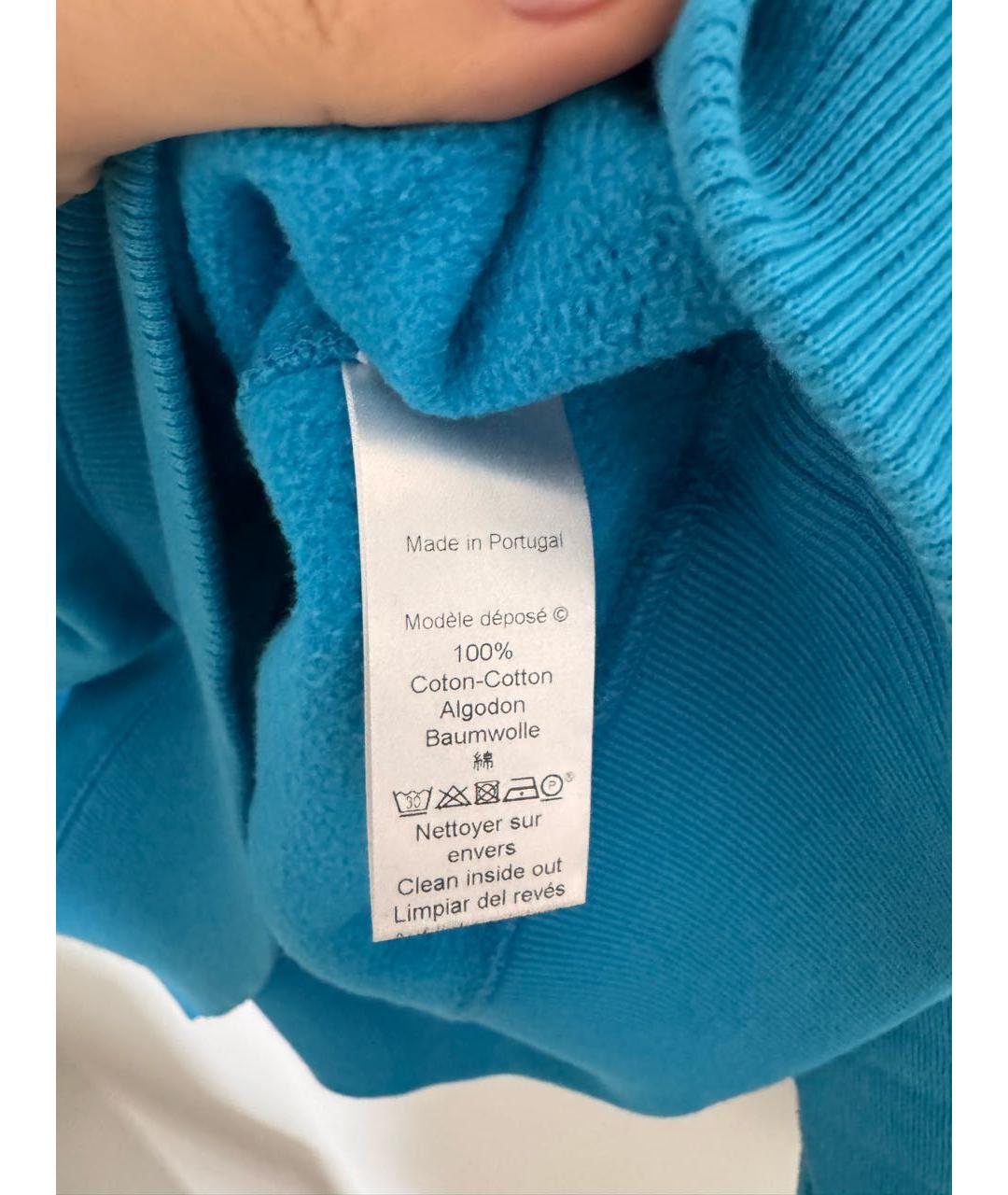 KENZO Голубой хлопковый джемпер / свитер, фото 5