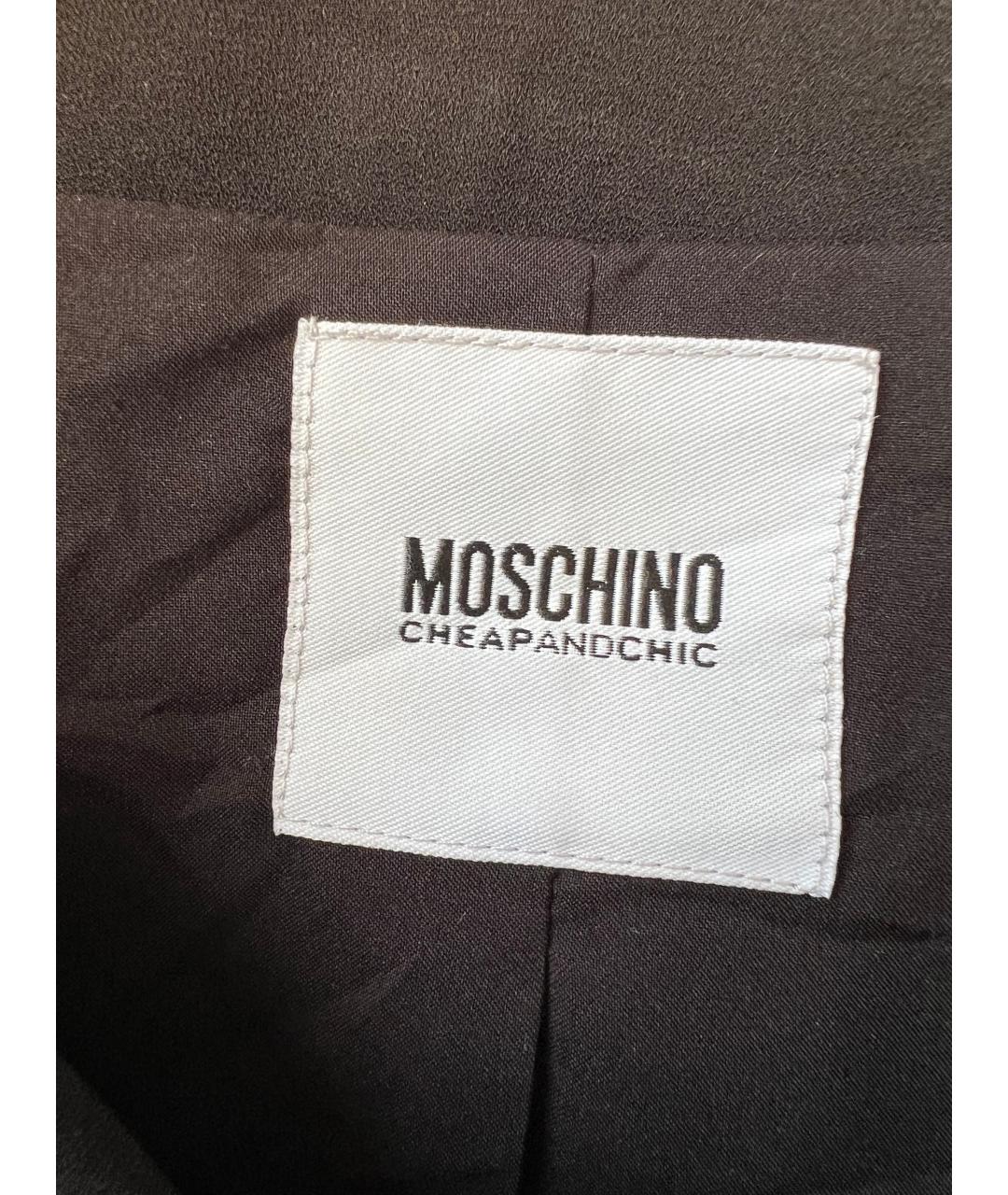 MOSCHINO Черный жакет/пиджак, фото 2